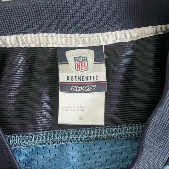 Reebok Premier NFL Jersey Tennessee Titans Jake Locker #10 Blue Mesh Youth Small - Picture 2 of 8